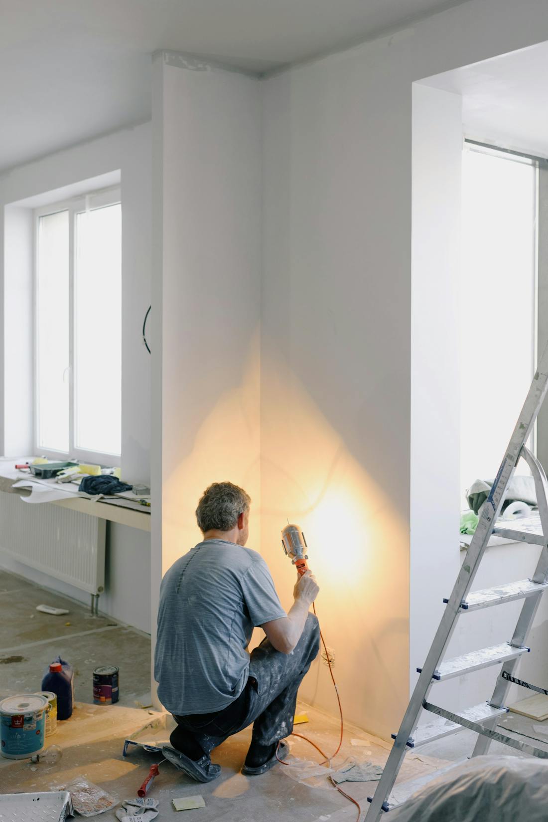 Condo renovation in progress